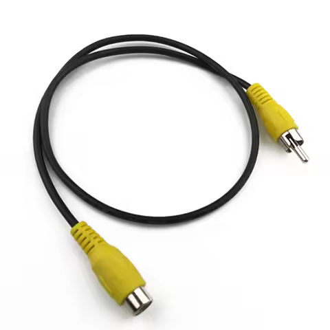0.5m 1Meter length RCA male to female Cable M/F Digital Coax cord Coaxial Audio Video extension conn