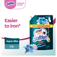 Softlan Divine Pleasures Aqua Lilies & Sweet Peonies Fabric Softener 1.5L Refill