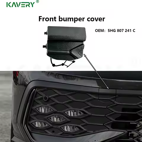 For 1pc 5HG807241C 5HG 807 241 C Suitable for the Golf MK8.5 GTI front bumper tow bar cover and tow 