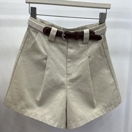 Hot-selling Hidden Gods💎2026 Spring Summer Autumn New Style High Waist a-Line Version White Shorts C