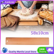 Wooden Baguette Transfer Peel with Scale Bread Flipping Board Artisan Bread Making Dough Transfer
