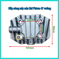 Nắp Nhôm Nòng Ø47 Máy Nén Khí Piston 47 Mặt Bích Nhôm Nòng Máy Nén Khí Phi 47mm (Loại Vuông)
