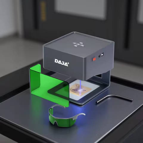 DAJA DJ6 Laser Engraver Mini Portable Bluetooth DIY Cut Engraving Machine Engrave Mark Wood Painted 