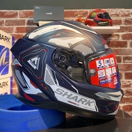 ECE 2206 Shark Skwal I3 Linik White ( LED )Full Face Shark Helmets Shark Helmet Shark Helmets