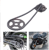เฟืองโซ่สำหรับมอเตอร์ไซค์คันเล็ก 47cc 49cc T8F ที่มีคุณภาพสูง 49cc ระบบไดรฟ์ t8f โซ่พร้อมกล่องเกียร์