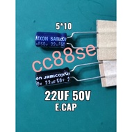 22UF 50V ELECTROLYTIC CAPACITOR 5*10