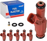 0280156161 6PCS Fuel Injectors Compatible with Ram 1500/2500 Cherokee/Liberty/Wrangler Mustang/Escap