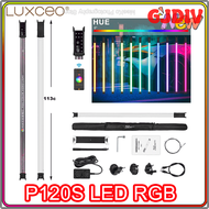 GJDIV LUXCEO P120S LED RGB Video Light Tube Stick 120cm 2000~10000K 3000LM Max 30W APP/DMX Control for Studio Lightpainting Fill Lamp IEVJB
