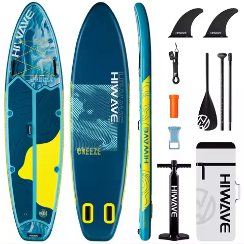 Myboat HIWAVE SUP Board 11’34‘’6‘’ Adult Standing Style Aquatic Inflatable Paddle Board With Accesso