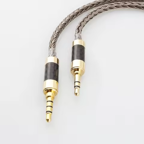 HIFI 16 Core 7N OCC 3.5mm to 2.5mm 3.5mm stereo balance aux male audio input cable speaker line for 