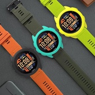 2in1 Silicone Cover Case+Silicone Strap For Garmin Forerunner 165 Soft Sports Watch Band For Garmin 