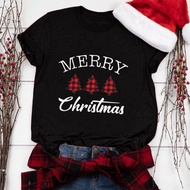 Women's Merry Christmas Graphic T-Shirt - Cute & Stylish Kawaii Design | Perfect for Sisters to Matc
