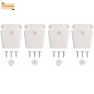 CAUSIXBDO 2 Set Cooler Latch Replacement, Plastic Heavy Duty Ice Chest Latch Repair, Durable Screws 