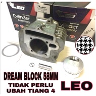 Ex5-Dream/Class 1(LEO) 58MM/59mm/60mm Block Racing Tanpa Ubahsuai Tiang Engine