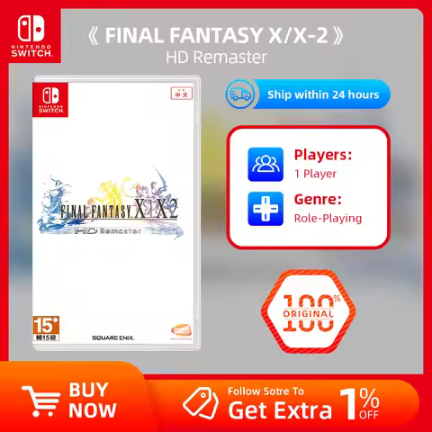 Nintendo Switch Game Deals - FINAL FANTASY X/X-2 HD Remaster - Games Physical Cartridge for Nintendo