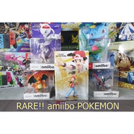 [+..-]Lot First Production Rare AMIIBO POKEMON NINTENDO SWITCH/3DS LIZADON IVYSAUR TRAINER