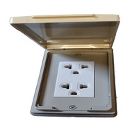 Panasonic Duplex Universal Convenience Outlet with Weatherproof Plate Cover - WEG15929-5/WEG7903