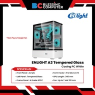 ENLIGHT A3 Tempered Glass White Casing