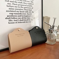 JIN CHA GOD-文創 皮革壓印 口罩套 黑色的賣場 口罩收納/基督