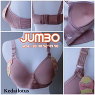Women's Bra JumboTeli Full CUP C/D UK 38-48 Seamless Bra Large CupBIG Without Underwire 3 Hooks Seam