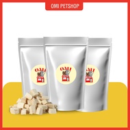 OMI Petshop Booster Fluffy Fur Dried Premium Cat Dog Treats Booster Gemuk Gemuk Pet Snacks