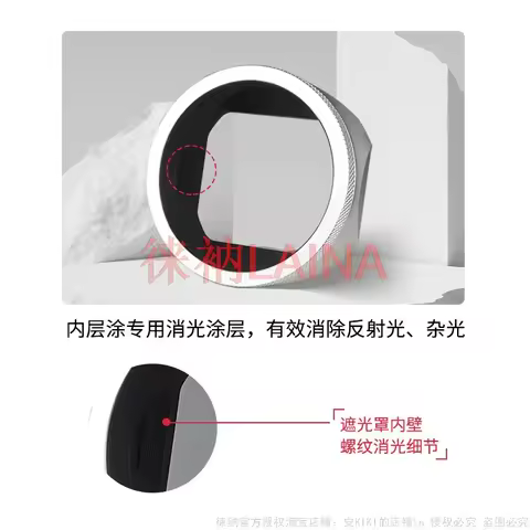 LAINA GRAFLEX Metal Lens Hood Square Camera Shade Cover For Fujifilm X100 X100S X100T X100F X100V X7