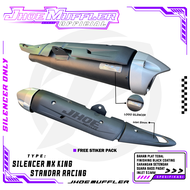 Silencer Knalpot Standar racing MX KING Original Jhoe Muffler