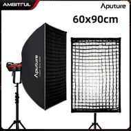Aputure Light Box 6090 60x90cm Square Softbox Bowens Mount for Aputure LS120dII 300dII 300x Amaran 60x 60d 100d 200d 100x 200x