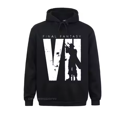 Men Sweater Final Fantasy Squall Percent Cotton Ff7 Video Game Strife Shinra Chocobo Women Camisas H