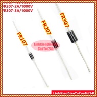 Bag of 10 - FR107, FR207, FR307 - Pulse Diode 1A 1000V Pin - Fast Recovery