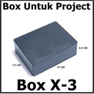 Black Plastic Box Electronic Project Box