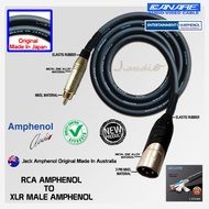 made in japan - audio cable XLR Male speaker cable/ PT-AX3M AMPHENOL to RCA AMPHENOL - WANG