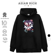 Asian Rich Premium Crazy Smiley Face Hoodie