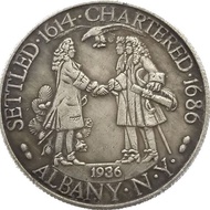 5.2908 Readystock 30mm 1936 New York Albany Half Dollar Coin Foreign Commemorative Coin Copper Coin 