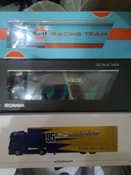   GCD    1：64   貨櫃車   賽車車隊 運輸卡車貨車 3部  