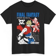 Men's cotton T-shirt FF7 Starry Night T-Shirt FF7 Remake Cloud Strife Unisex T Shirt Tee Fast Shippi
