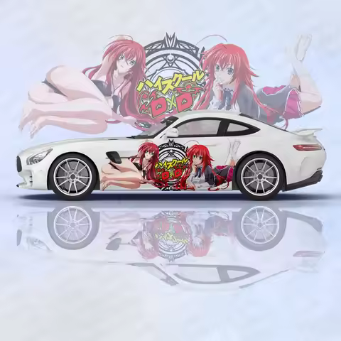 High School DxD Car Side Sticker Full Body Decal Decoration Covering Scratches Waterproof Car Vinyl 