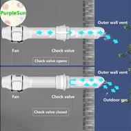 PurpleSun Draft Blocker Damper Ventilation Check Valve Draught Back Shutter For Inline Ducting Kitch