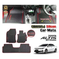 Toyota Altis 2017 - 2019 Emanon-J Silicon Carmat Evolution Car Floor Mat Carpet CAR MAT