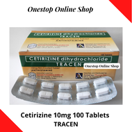 TRACEN 100 Tablets Cetirizine 10mg