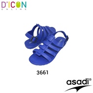 BUNDLE DEALS (Ready Stock) Asadi Anti-slip Washable Sandal 3661 Blue/ Sandal Perempuan