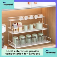 Tea set storage water cup tea room storage rack tea set tea table tea decoration tea tabletop storag