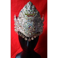 [GARANSI] MAHKOTA SIGER PENGANTIN SUNDA SEPUH PERAK UKIR CUSTOM/ SIGER KENCANA/ SIGER TARI/ MAHKOTA 