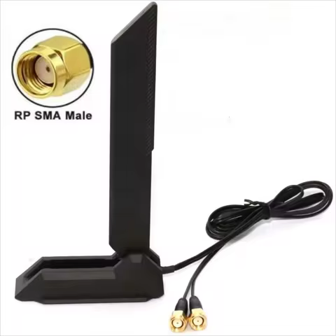 ASUS Wifi6 antenna, 2.4G/5G/6G, 2T2R, Gigabit MSI Asrock PCI-E network card multi band magnetic ante
