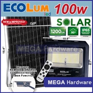 Firefly Ecolum Electric Solar LED Floodlight with Timer Brightness Remote Control 100W 200W