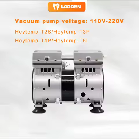 Lodden Dental Vacuum Pump 110V/220V for Dental Porcelain Furnace and Press Furnace (2S/3P/4P/6I) Den