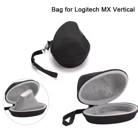 Mouse Storage Bag for Logitech MX Vertical, Travel Case Portable Storage Box Impact-resistant EVA Ha