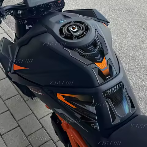 3D Resin Tank Pad Sticker Motorcycle Fuel Tank Protection Decal For KTM 1390 Super Duke R EVO 2024