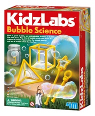 Toysmith: Bubble Science, Bubble Making Science Kit, Includes Recipes to Make Your Own Bubble Mixtur