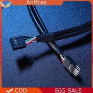 USB 2.0 9 Pin Male To 9 Pin Female Cable Extender 9pin USB Header Extended Cable